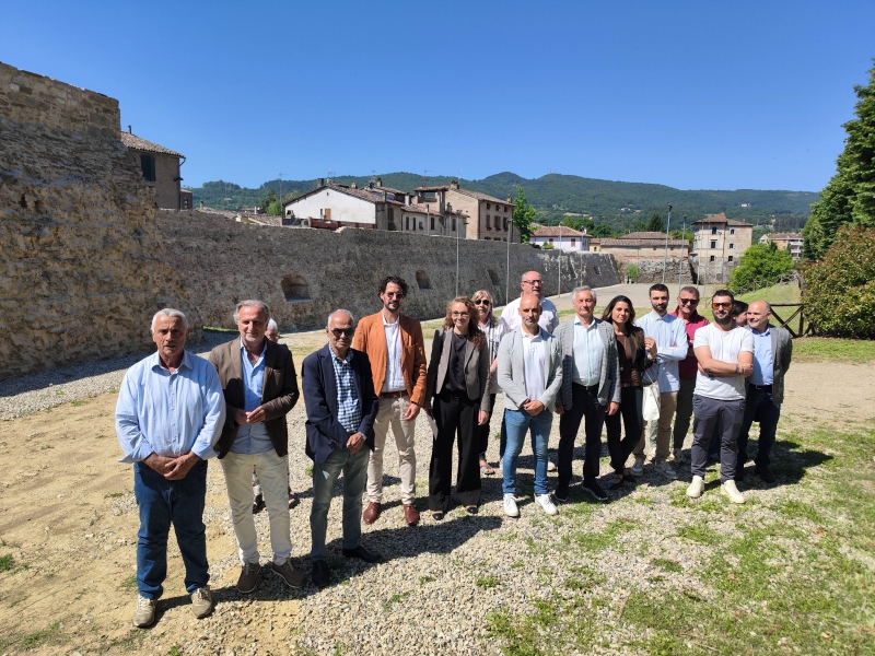Inaugurati i lavori di restauro e consolidamento delle mura urbiche di San Giacomo